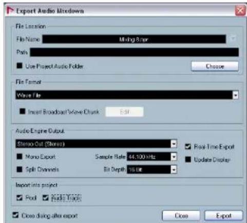 STEINBERG Nuendo 4 - Exporting - 2