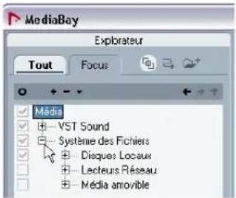 STEINBERG Nuendo 4 - Choisir les emplacements d'analyse - 1