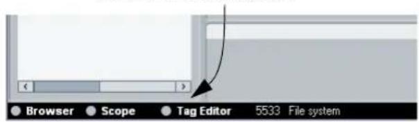 STEINBERG Nuendo 4 - Making visible the different sections of the MediaBay - 1