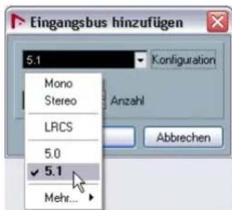 STEINBERG Nuendo 4 - Einrichten von Surround-Eingangen - 1