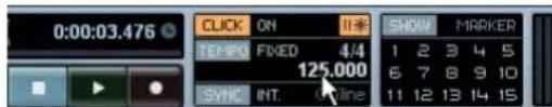 STEINBERG Nuendo 4 - Turning on the metronome click - 3