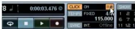 STEINBERG Nuendo 4 - Turning on the metronome click - 2