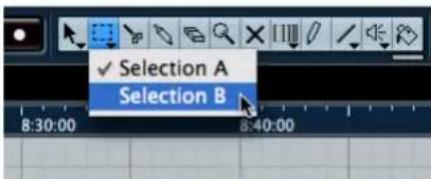STEINBERG Nuendo 4 - Range Selection tool four-point editing - 3