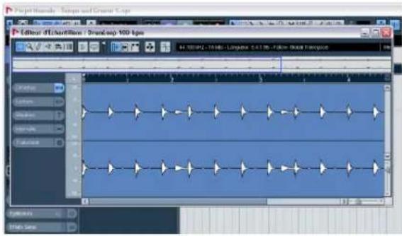 STEINBERG Nuendo 4 - Exemple 1: Boucle de batterie, tempo connu - 3