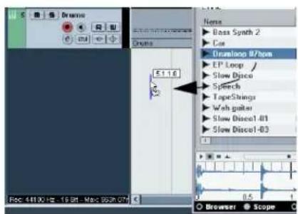 STEINBERG Nuendo 4 - Adding loops - 5