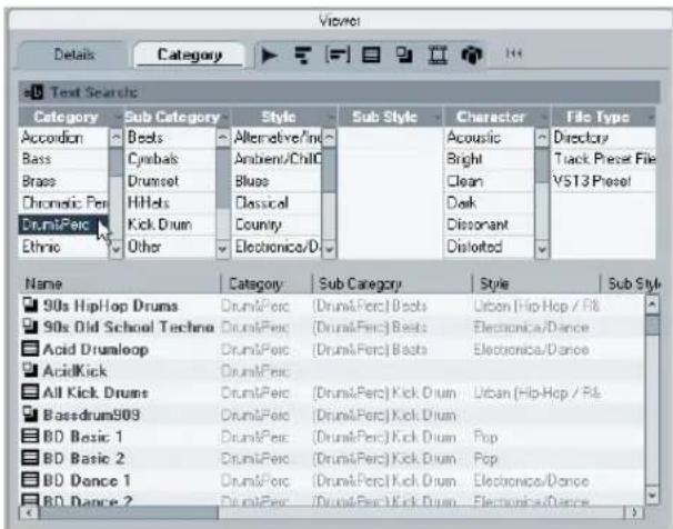 STEINBERG Nuendo 4 - Searching for media - 2