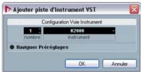 STEINBERG Nuendo 4 - Effectuer les connexions VST des instruments externes - 5