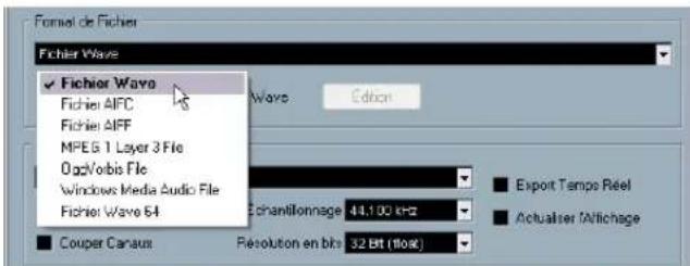 STEINBERG Nuendo 4 - Exporter un fichier Surround - 4