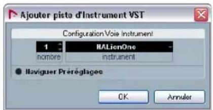 STEINBERG Nuendo 4 - Créer une piste Instrument - 2