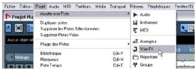 STEINBERG Nuendo 4 - Voies FX - 1