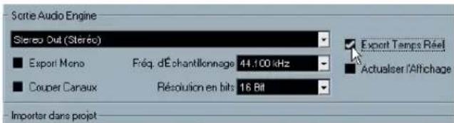 STEINBERG Nuendo 4 - Exporter le mix - 5