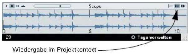 STEINBERG Nuendo 4 - Wiedergabe im Projektkontext - 1