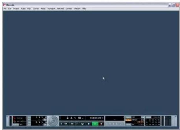 STEINBERG Nuendo 4 - Creating a new project - 1