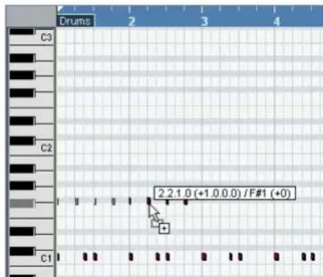 STEINBERG Nuendo 4 - Copier des notes MIDI - 1
