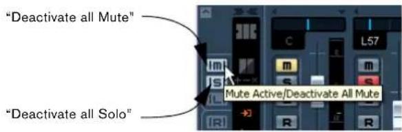 STEINBERG Nuendo 4 - Mute and solo - 2