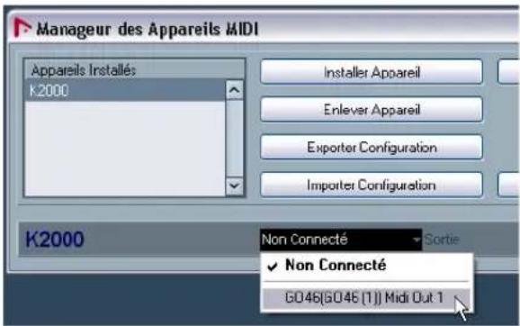 STEINBERG Nuendo 4 - Configuration des apparecs MIDI - 3