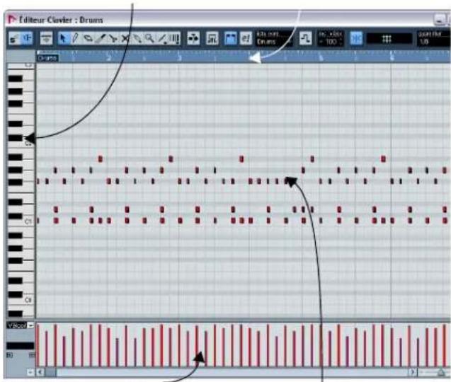 STEINBERG Nuendo 4 - Effacer des notes MIDI - 1