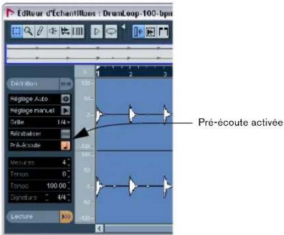 STEINBERG Nuendo 4 - Exemple 1: Boucle de batterie, tempo connu - 5