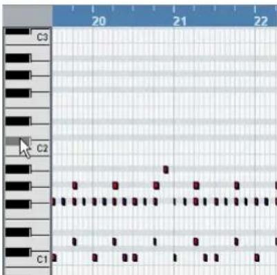STEINBERG Nuendo 4 - Creating or drawing in MIDI notes - 1