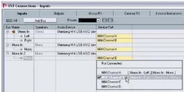 STEINBERG Nuendo 4 - Adding Inputs - 1
