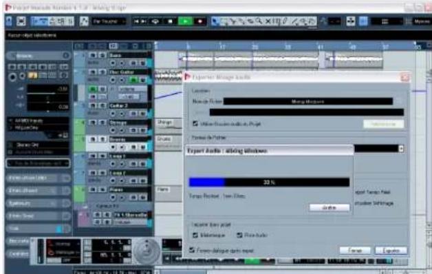 STEINBERG Nuendo 4 - Exporter le mix - 6