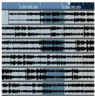STEINBERG Nuendo 4 - Range selection - 1