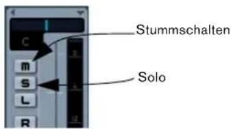 STEINBERG Nuendo 4 - Stummschalten und Solo - 1