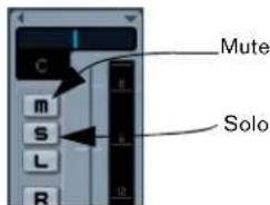 STEINBERG Nuendo 4 - Mute and solo - 1