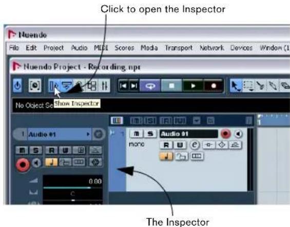 STEINBERG Nuendo 4 - Adding a mono track - 2