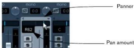 STEINBERG Nuendo 4 - Setting pan - 1