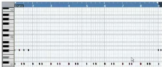 STEINBERG Nuendo 4 - Erasing MIDI notes - 3