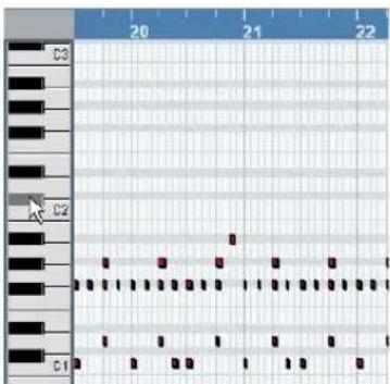 STEINBERG Nuendo 4 - Créer ou dessiner des notes MIDI - 1