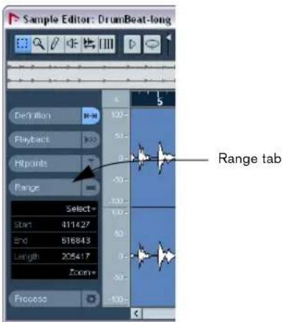 STEINBERG Nuendo 4 - Example 4: Working with selections - 3