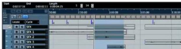 STEINBERG Nuendo 4 - Picture cut - 2