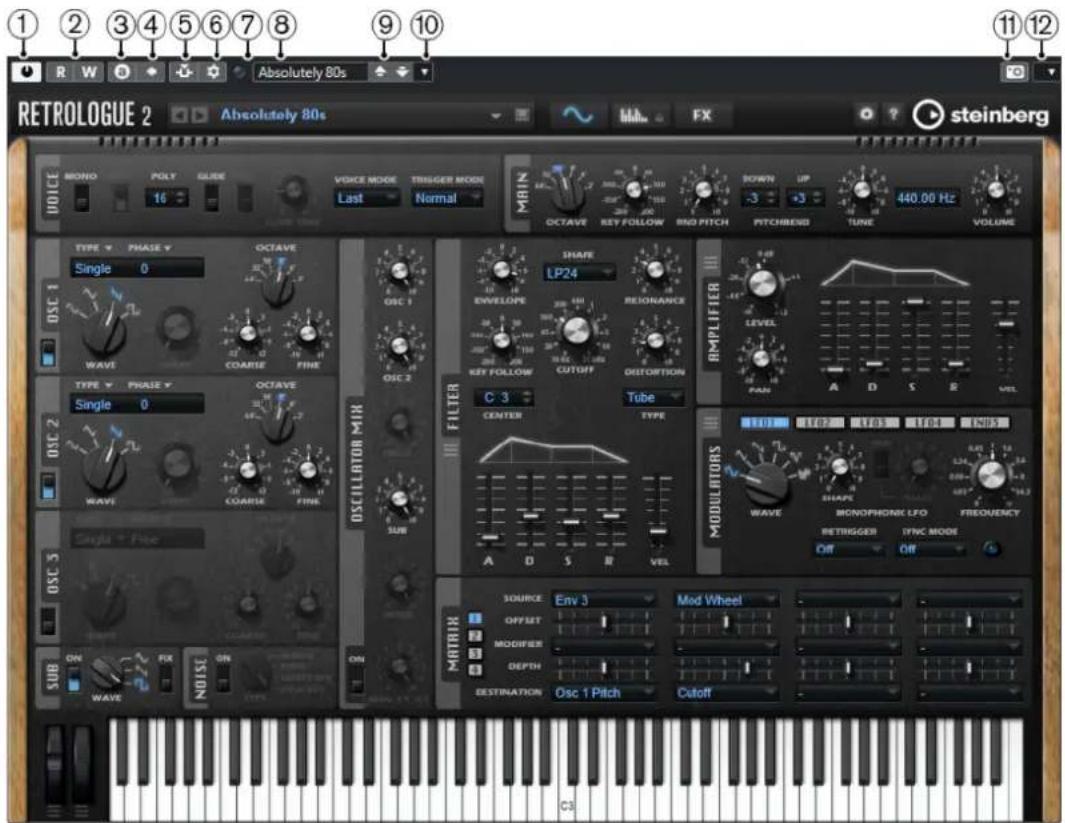 STEINBERG Nuendo 11 - Interfaces des instruments VST - 1