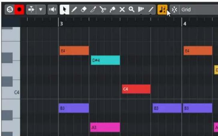 STEINBERG Nuendo 11 - Indiquer transpositions - 1