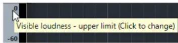 STEINBERG Nuendo 11 - Intervalle de Loudness - Limite haute/Limiteasse - 1
