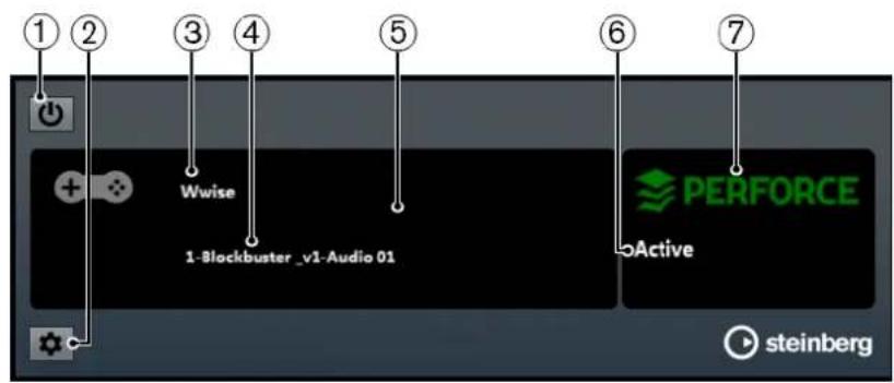 STEINBERG Nuendo 11 - Fenêtre Game Audio Connect - 1