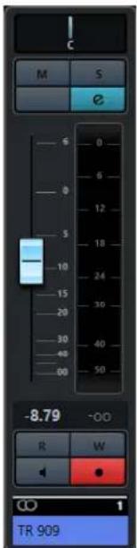 STEINBERG Nuendo 11 - Configurations de voie - Faders de voie - 1