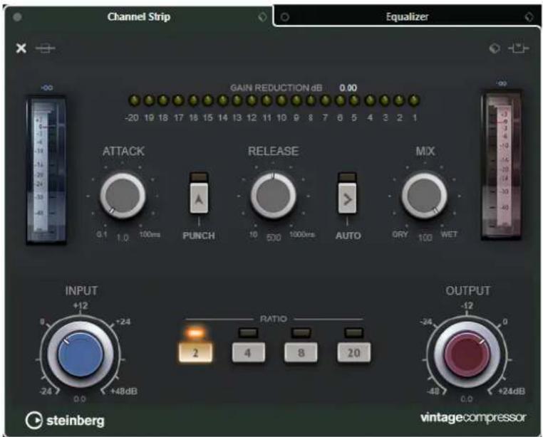 STEINBERG Nuendo 11 - VintageCompressor - Affichage détaillé - 1