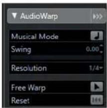 STEINBERG Nuendo 11 - Section AudioWarp - 1