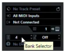 STEINBERG Nuendo 11 - Messages Bank Select - 1