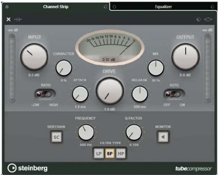 STEINBERG Nuendo 11 - Tube Compressor - Affichage détaillé - 1