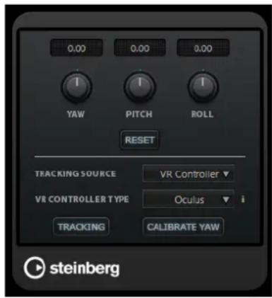 STEINBERG Nuendo 11 - Fenêtre Head Tracking - 1