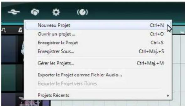 STEINBERG Sequel 3 - Créer un nouveau projet, lorsqu'un projet est déjà ouvert - 1