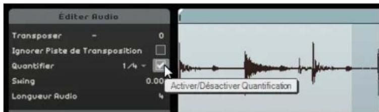 STEINBERG Sequel 3 - Quantification Audio et adaptation warp - 3
