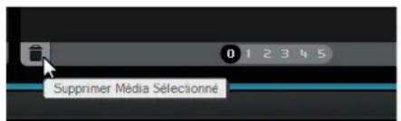 STEINBERG Sequel 3 - Supprimer le media selectionné - 1