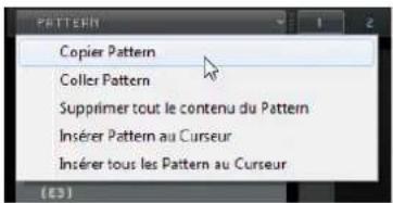 STEINBERG Sequel 3 - Fonctions de Pattern - 1