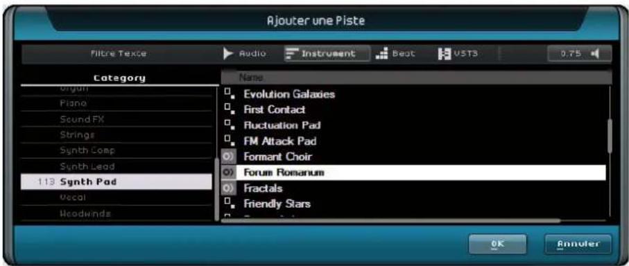 STEINBERG Sequel 3 - Creation d'une piste d'instrument - 1