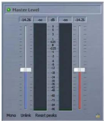 STEINBERG Wavelab Elements 8 - Panneau Niveau maitre - 1